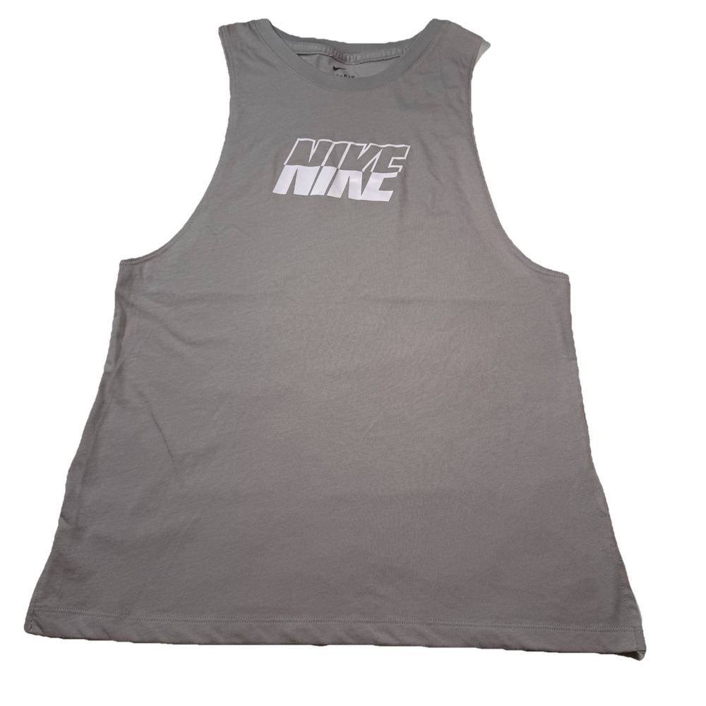 Nike Dri-FIT Womens Small Lavender purple Sleeveless Tank Logo Athletic Top